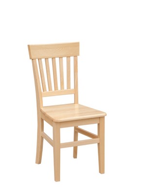 Mocne krzesło kuchennne, które posiada wygodne profilowane oparcie