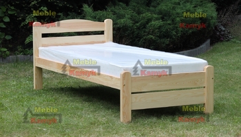 Łóżko 3-stronne z łukiem z materacem lateksowym Dual 90x200