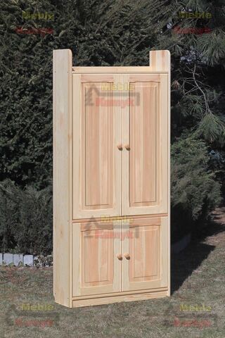 Regał Bukowy Klasyczny Max-Bieliźniarka-D