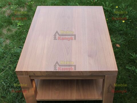 Widok usłujenia w dębowej ławie z półką Tina-2