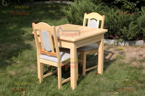 stol nierozkladany kwadratowy