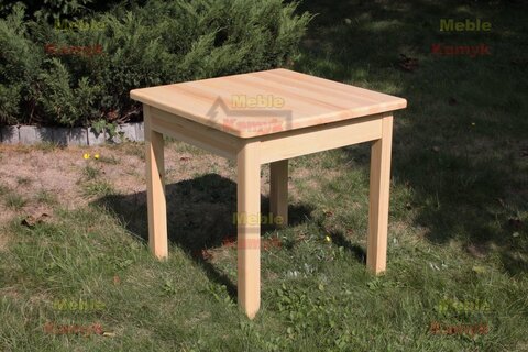 stol klasyczny nierozkladany kwadratowy